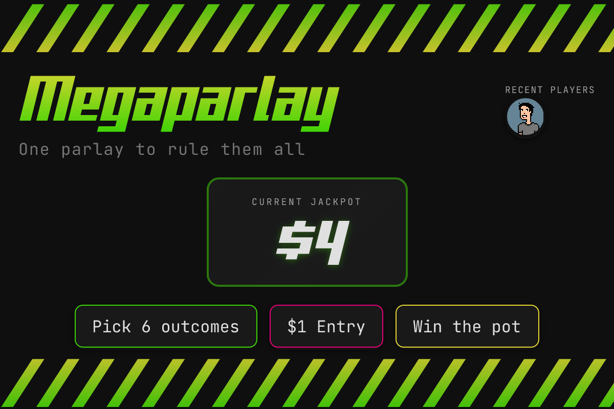 Megaparlay preview - Farcaster Mini Apps